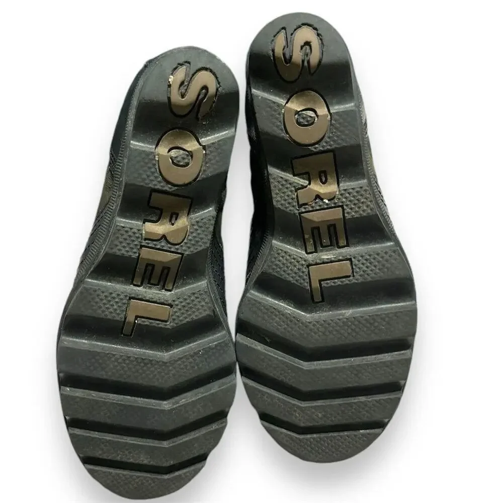 Sorel Lexie Wedge Bootie Women's Size 2 Green Round Toe Durable